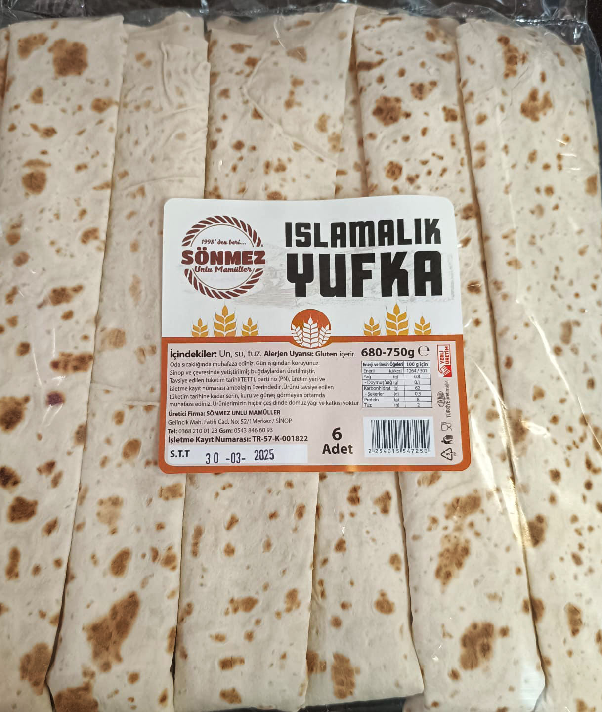 Islamalık Yufka