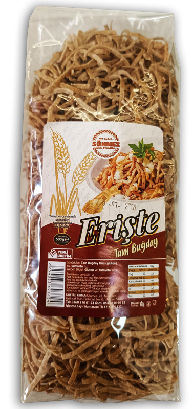 Tam Buğday Erişte